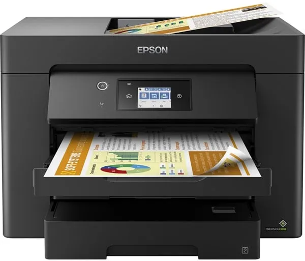Epson WorkForce WF-7830DTWF A3 All-in-One-Tintenstrahldrucker Multifunktionsgerät mit Fax - Farbe - Tinte