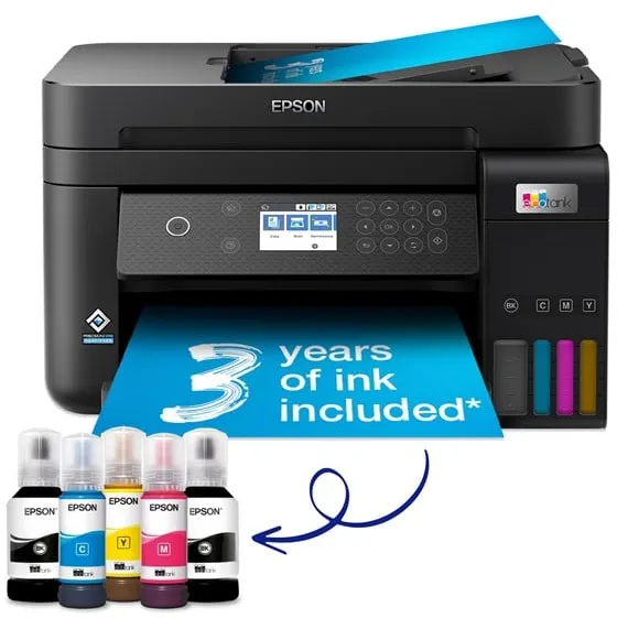 Epson EcoTank ET-3850 All in One Tintenstrahldrucker Multifunktionsgerät - Farbe - Tinte